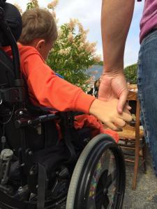 We are so thankful for the accessibility tools to keep our beloved Miles in our care at home.